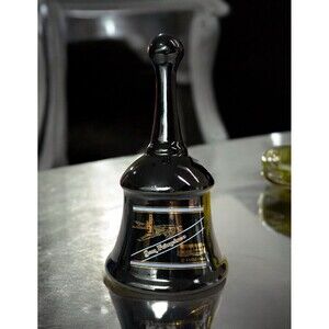 Vintage Ceramic San Francisco Souvenir Bell Landmark Gold Accents 6” SNCO 1986